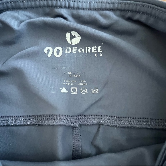 90 Degree By Reflex Light Blue Capri Leggings - Picture 2 of 2